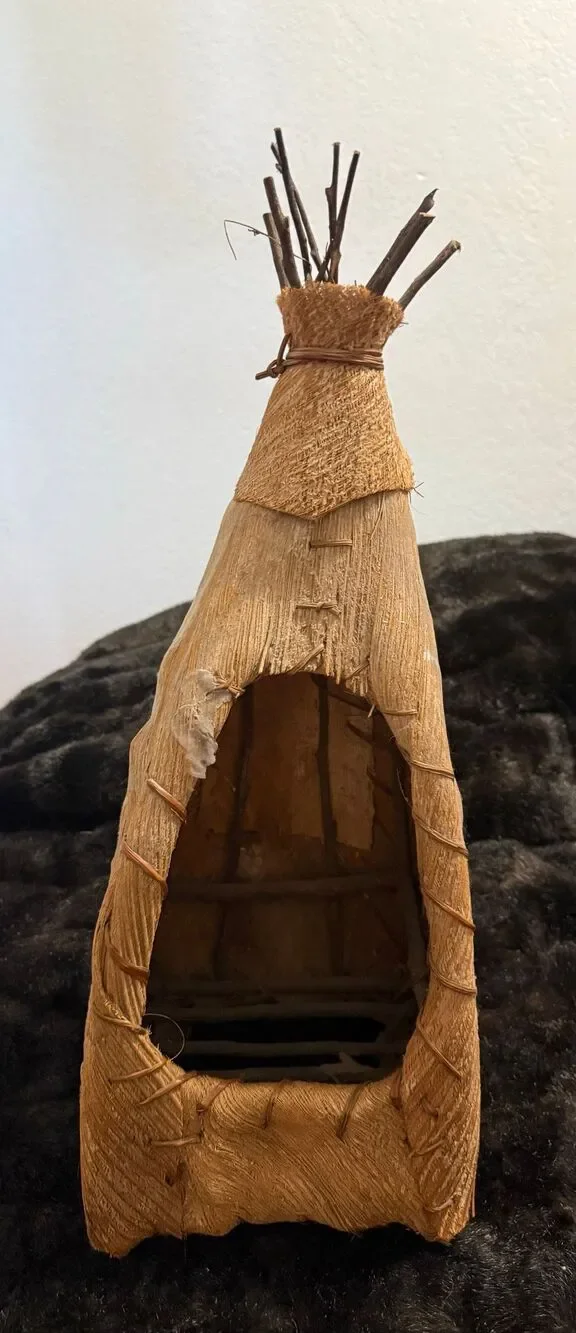 Vintage Tent Native Americans Decoration Souvenir  Indigenous People  Teepee 22